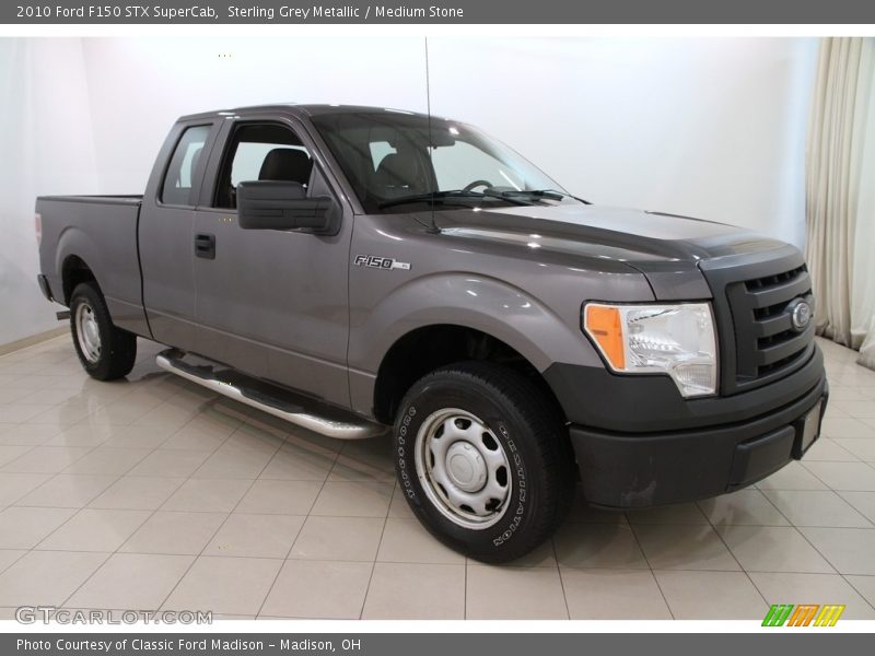 Sterling Grey Metallic / Medium Stone 2010 Ford F150 STX SuperCab