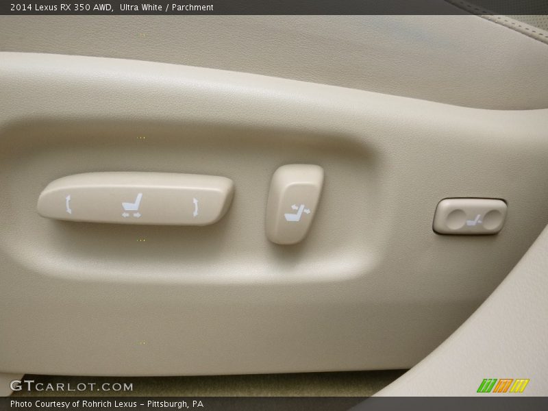 Ultra White / Parchment 2014 Lexus RX 350 AWD