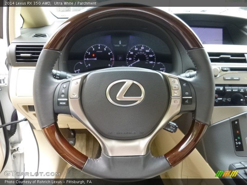 Ultra White / Parchment 2014 Lexus RX 350 AWD