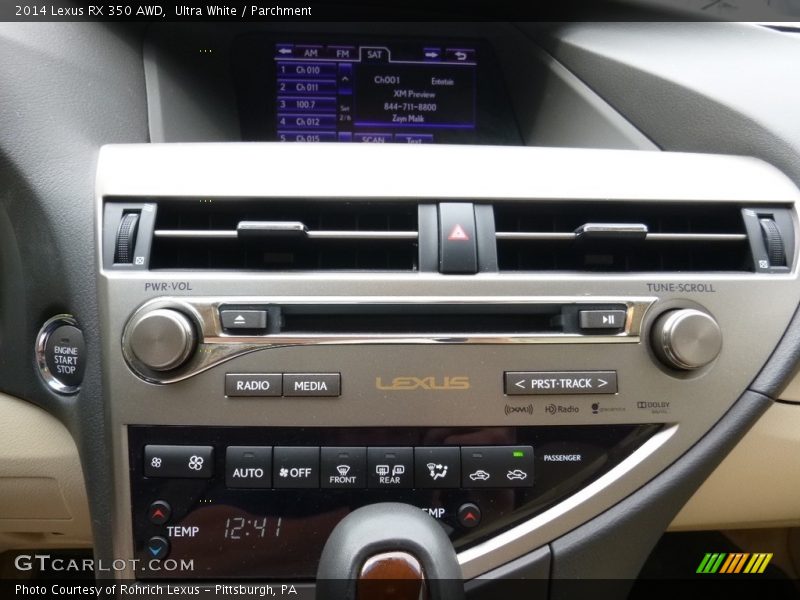 Ultra White / Parchment 2014 Lexus RX 350 AWD