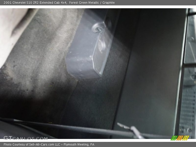 Forest Green Metallic / Graphite 2001 Chevrolet S10 ZR2 Extended Cab 4x4