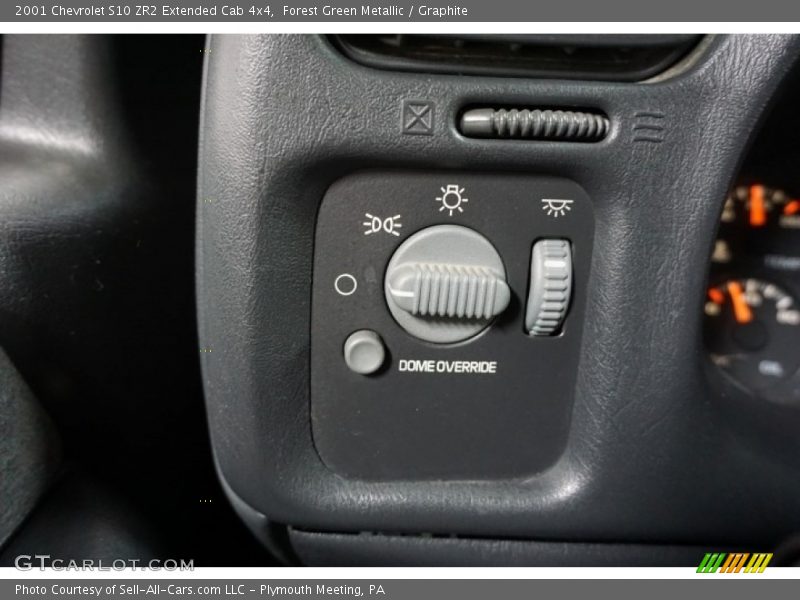 Forest Green Metallic / Graphite 2001 Chevrolet S10 ZR2 Extended Cab 4x4