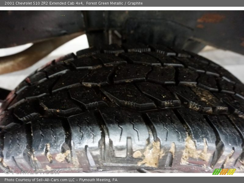Forest Green Metallic / Graphite 2001 Chevrolet S10 ZR2 Extended Cab 4x4