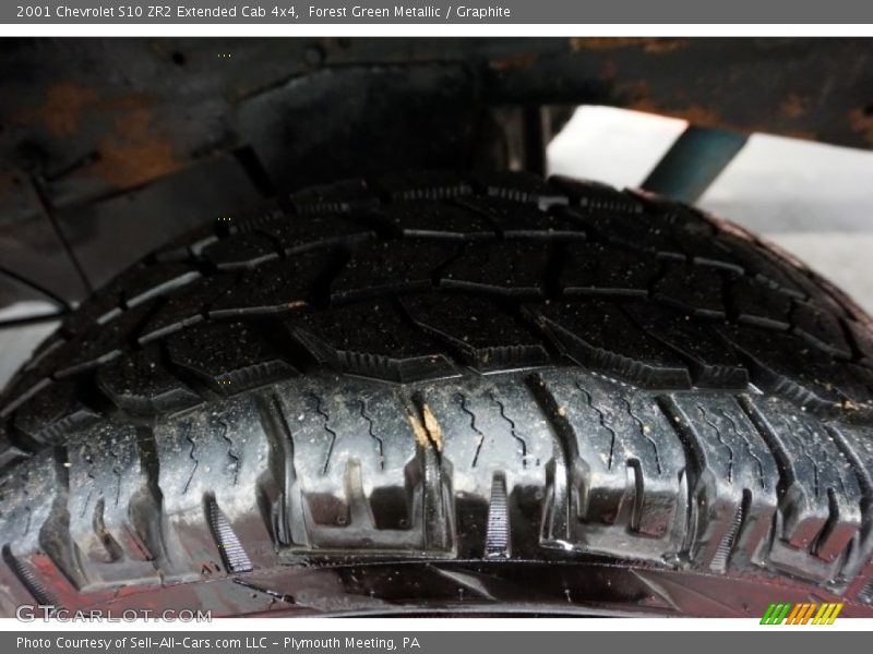 Forest Green Metallic / Graphite 2001 Chevrolet S10 ZR2 Extended Cab 4x4