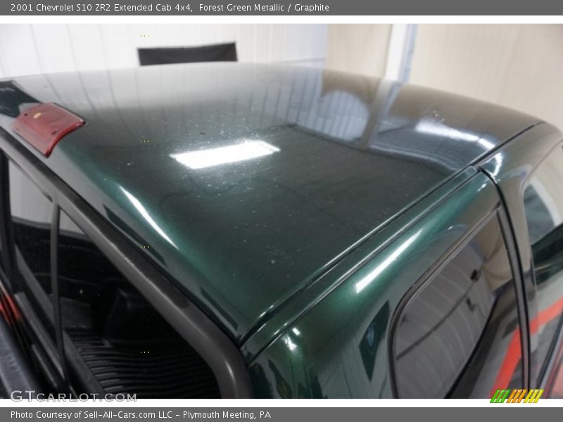 Forest Green Metallic / Graphite 2001 Chevrolet S10 ZR2 Extended Cab 4x4