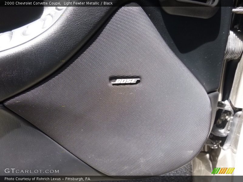 Light Pewter Metallic / Black 2000 Chevrolet Corvette Coupe