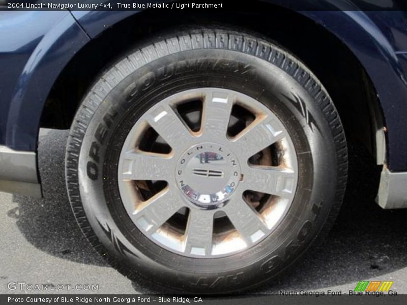 True Blue Metallic / Light Parchment 2004 Lincoln Navigator Luxury 4x4