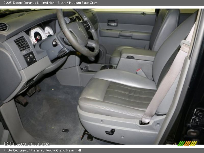 Black / Medium Slate Gray 2005 Dodge Durango Limited 4x4