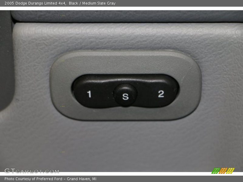 Black / Medium Slate Gray 2005 Dodge Durango Limited 4x4