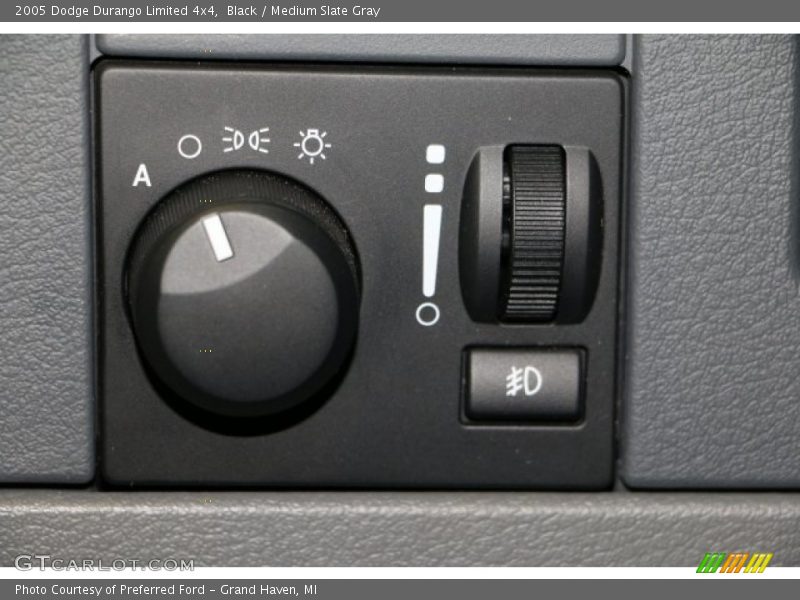 Black / Medium Slate Gray 2005 Dodge Durango Limited 4x4