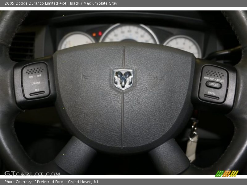Black / Medium Slate Gray 2005 Dodge Durango Limited 4x4