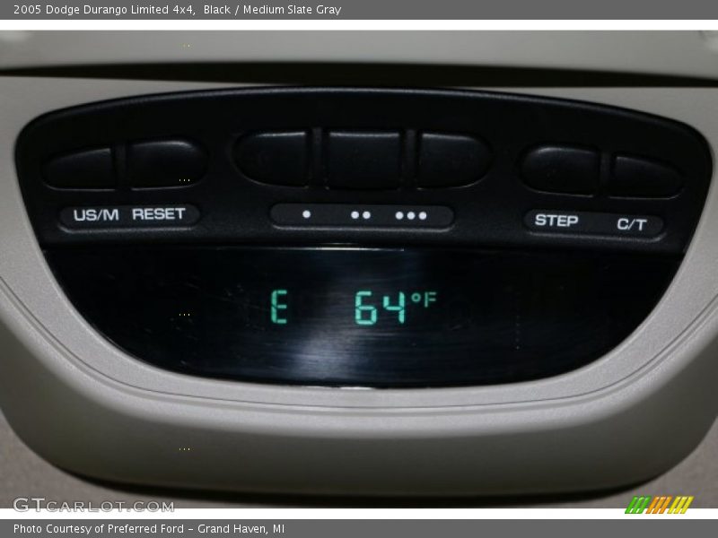 Black / Medium Slate Gray 2005 Dodge Durango Limited 4x4