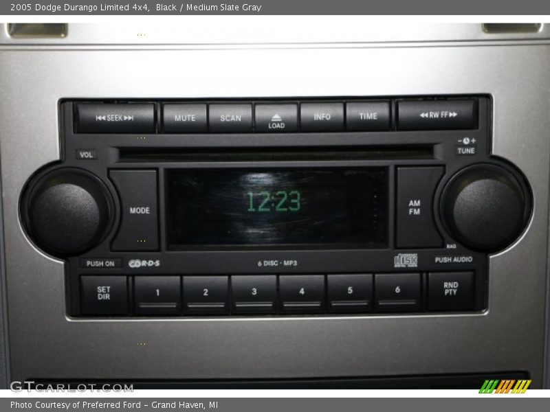 Black / Medium Slate Gray 2005 Dodge Durango Limited 4x4