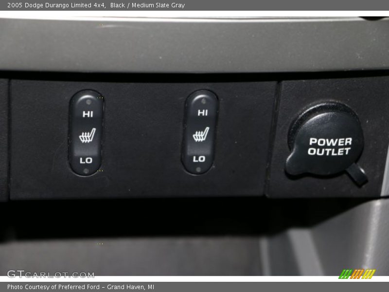 Black / Medium Slate Gray 2005 Dodge Durango Limited 4x4