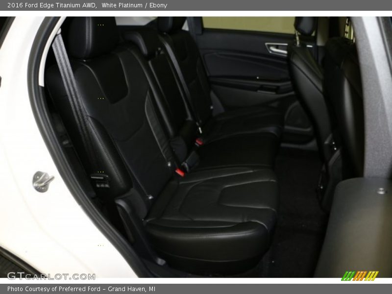 White Platinum / Ebony 2016 Ford Edge Titanium AWD