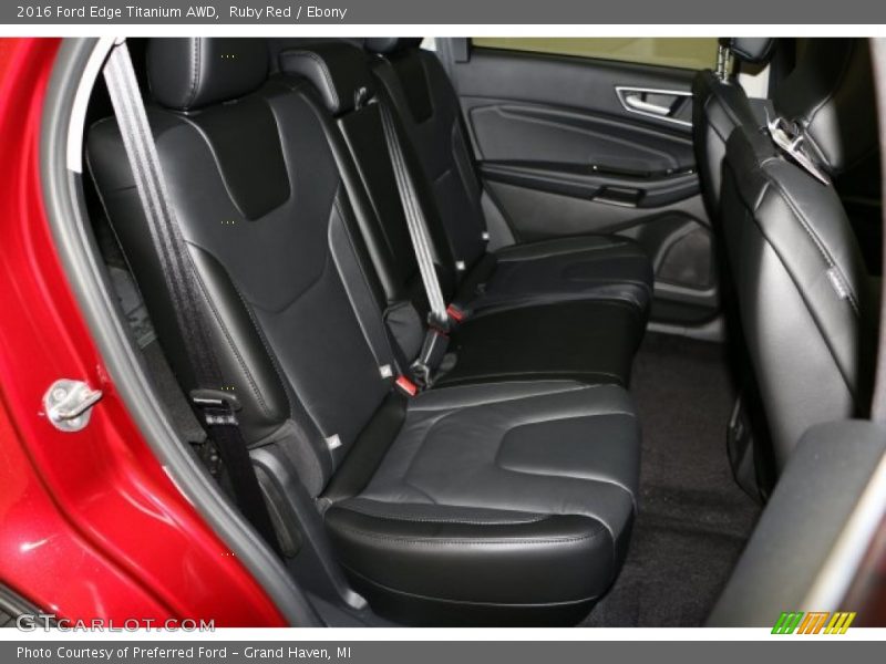Ruby Red / Ebony 2016 Ford Edge Titanium AWD