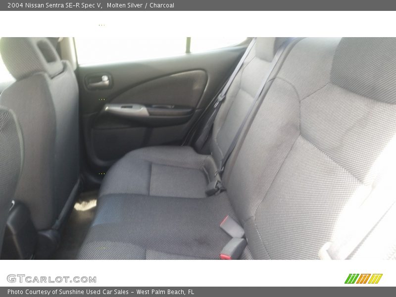 Molten Silver / Charcoal 2004 Nissan Sentra SE-R Spec V
