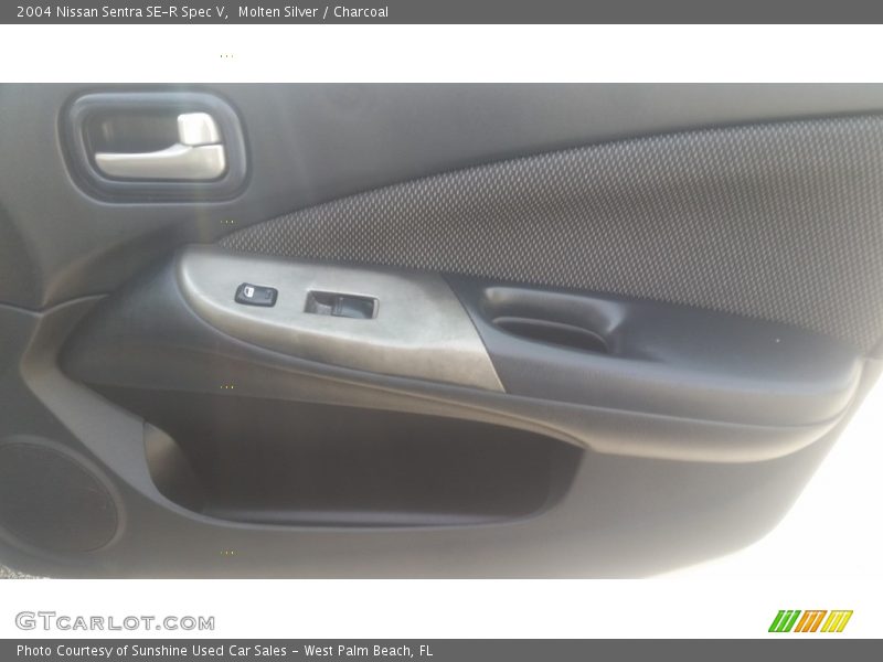 Molten Silver / Charcoal 2004 Nissan Sentra SE-R Spec V