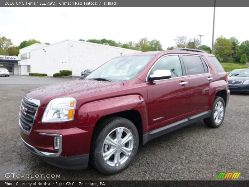 Crimson Red Tintcoat / Jet Black 2016 GMC Terrain SLE AWD