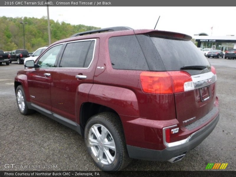 Crimson Red Tintcoat / Jet Black 2016 GMC Terrain SLE AWD