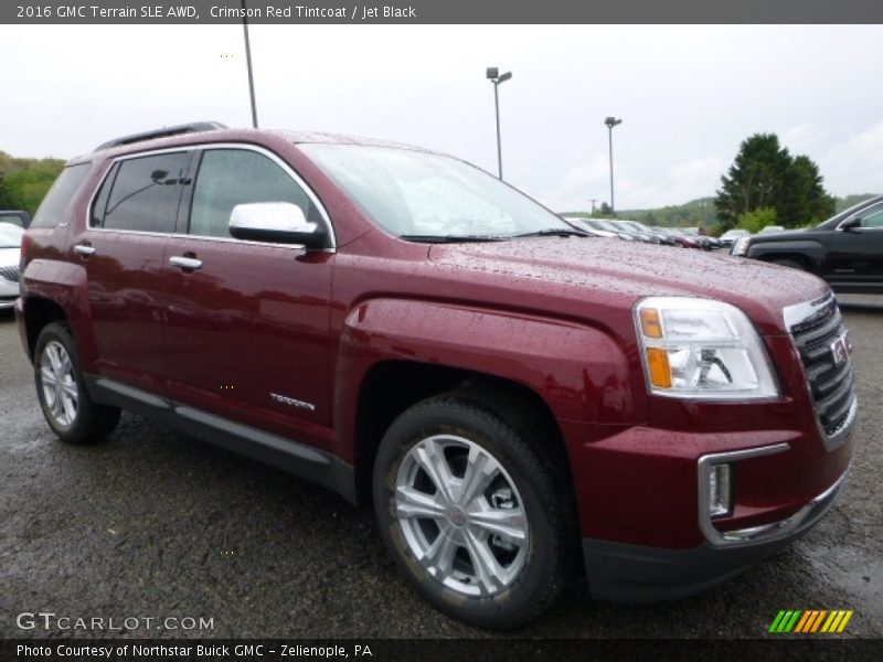 Crimson Red Tintcoat / Jet Black 2016 GMC Terrain SLE AWD