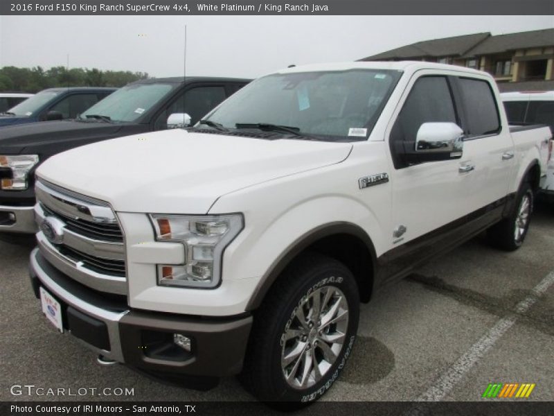White Platinum / King Ranch Java 2016 Ford F150 King Ranch SuperCrew 4x4