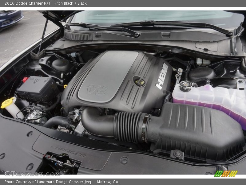 Pitch Black / Black 2016 Dodge Charger R/T