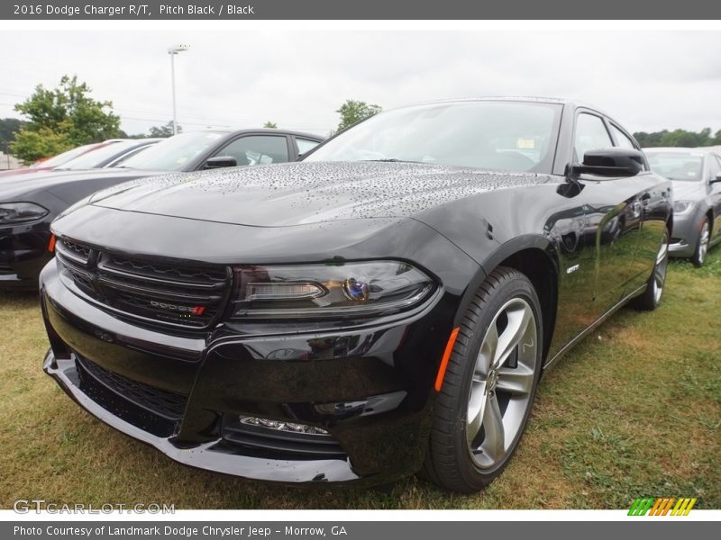 Pitch Black / Black 2016 Dodge Charger R/T