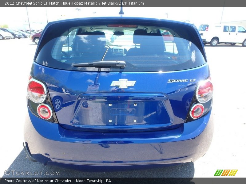 Blue Topaz Metallic / Jet Black/Dark Titanium 2012 Chevrolet Sonic LT Hatch