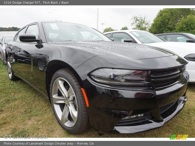 Pitch Black / Black 2016 Dodge Charger R/T