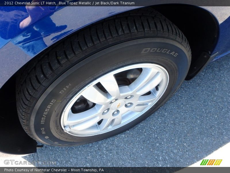 Blue Topaz Metallic / Jet Black/Dark Titanium 2012 Chevrolet Sonic LT Hatch