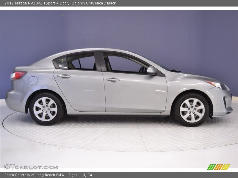 Dolphin Gray Mica / Black 2012 Mazda MAZDA3 i Sport 4 Door