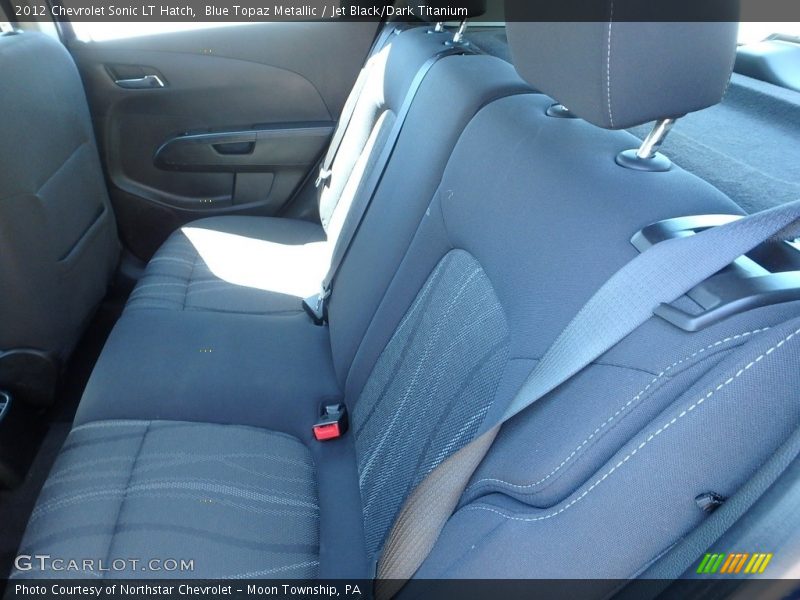 Blue Topaz Metallic / Jet Black/Dark Titanium 2012 Chevrolet Sonic LT Hatch