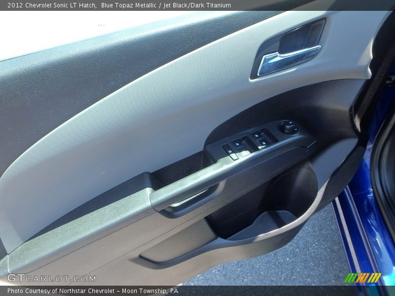 Blue Topaz Metallic / Jet Black/Dark Titanium 2012 Chevrolet Sonic LT Hatch
