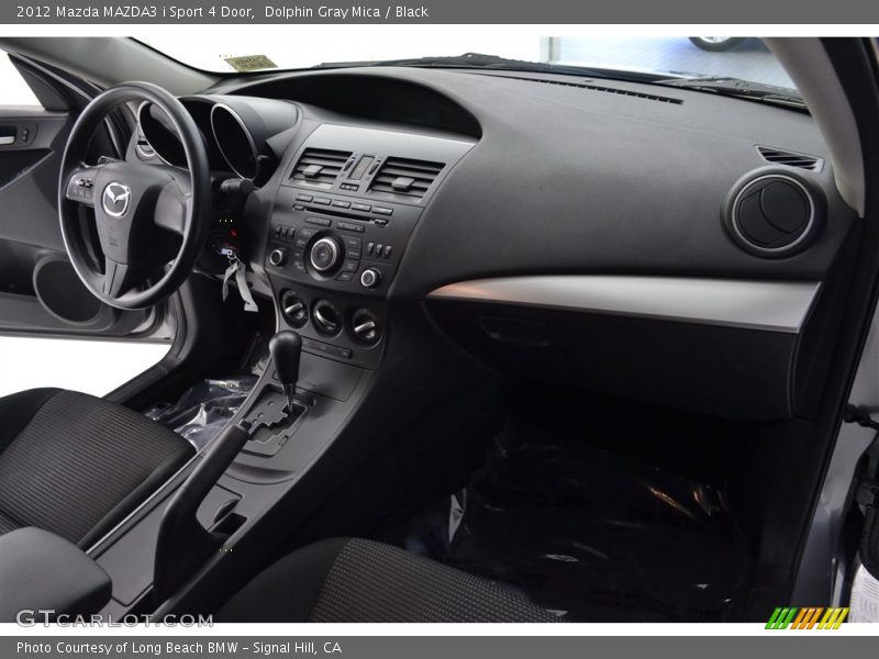 Dolphin Gray Mica / Black 2012 Mazda MAZDA3 i Sport 4 Door