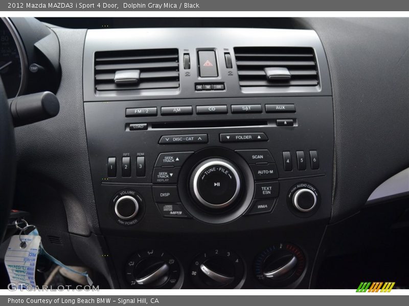 Dolphin Gray Mica / Black 2012 Mazda MAZDA3 i Sport 4 Door