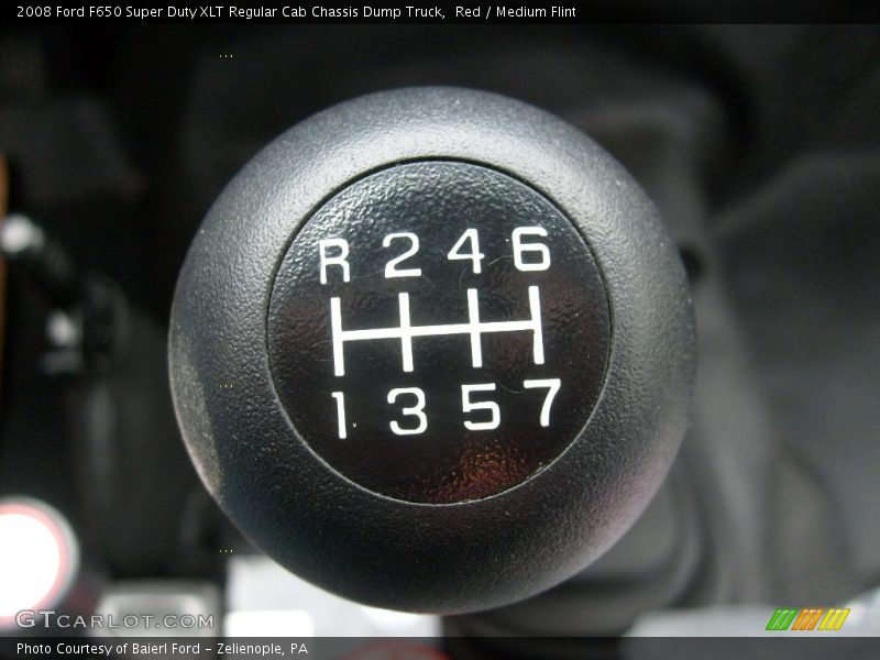 Red / Medium Flint 2008 Ford F650 Super Duty XLT Regular Cab Chassis Dump Truck