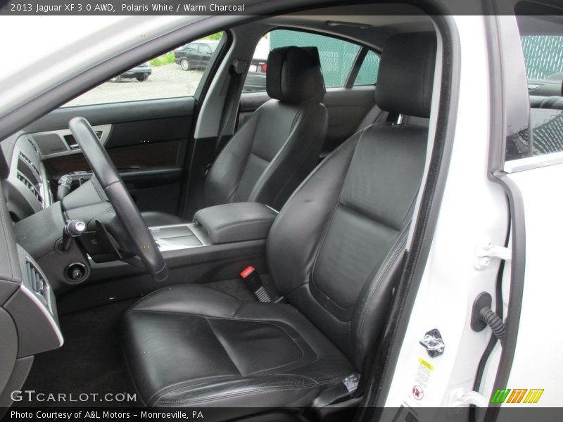 Polaris White / Warm Charcoal 2013 Jaguar XF 3.0 AWD