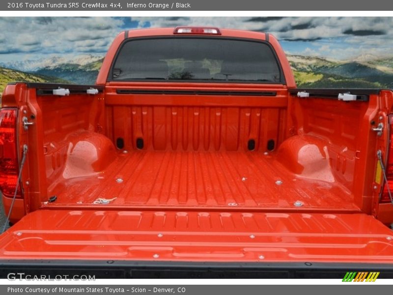 Inferno Orange / Black 2016 Toyota Tundra SR5 CrewMax 4x4