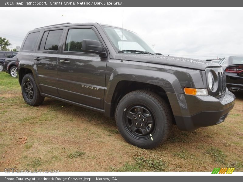 Granite Crystal Metallic / Dark Slate Gray 2016 Jeep Patriot Sport