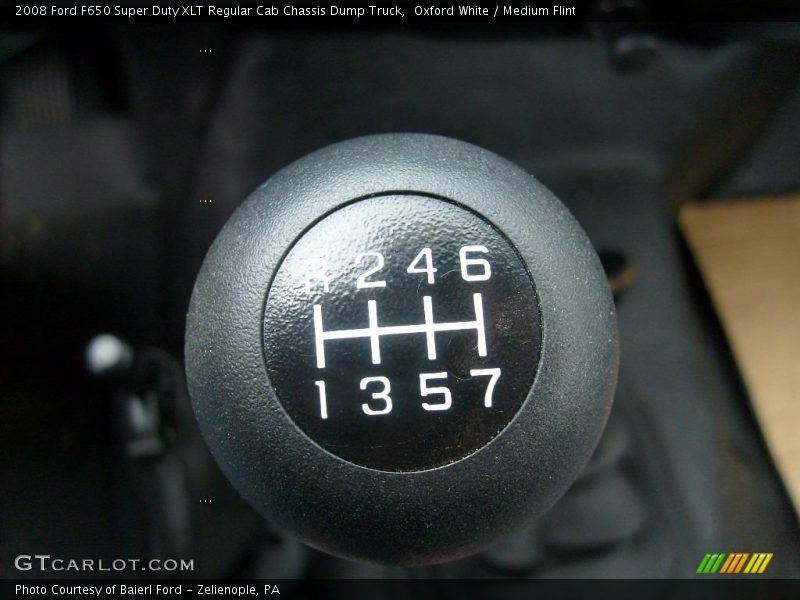 Oxford White / Medium Flint 2008 Ford F650 Super Duty XLT Regular Cab Chassis Dump Truck