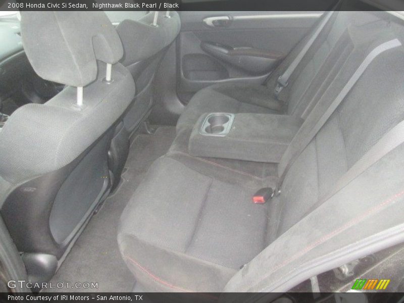 Nighthawk Black Pearl / Black 2008 Honda Civic Si Sedan