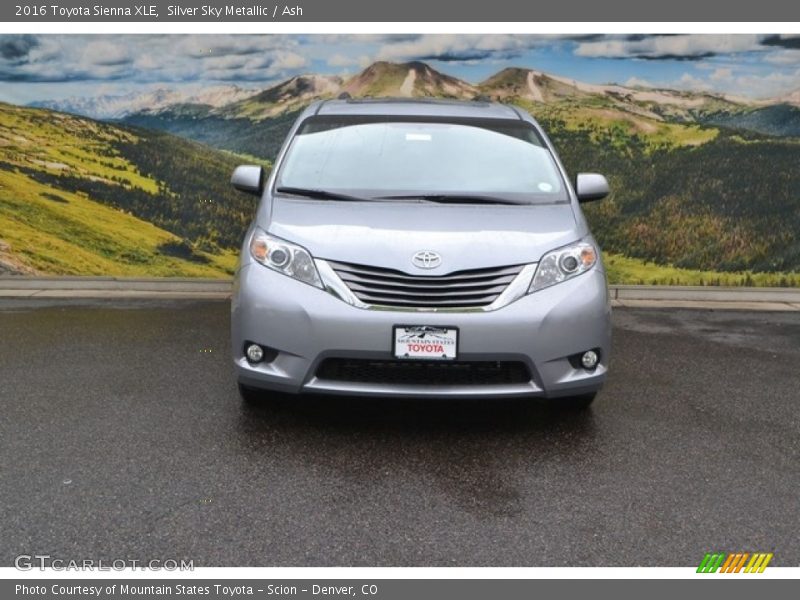 Silver Sky Metallic / Ash 2016 Toyota Sienna XLE
