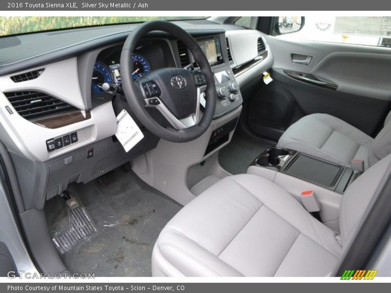 Silver Sky Metallic / Ash 2016 Toyota Sienna XLE