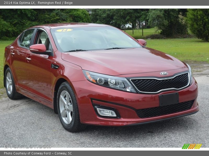 Remington Red / Beige 2014 Kia Optima LX
