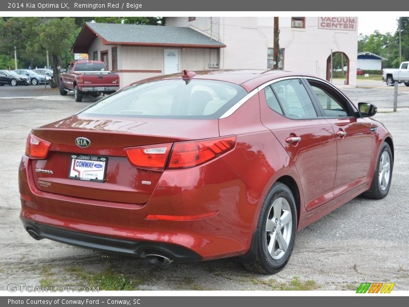 Remington Red / Beige 2014 Kia Optima LX