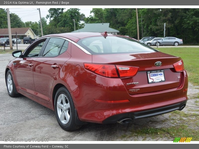 Remington Red / Beige 2014 Kia Optima LX