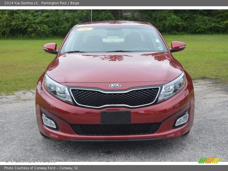 Remington Red / Beige 2014 Kia Optima LX