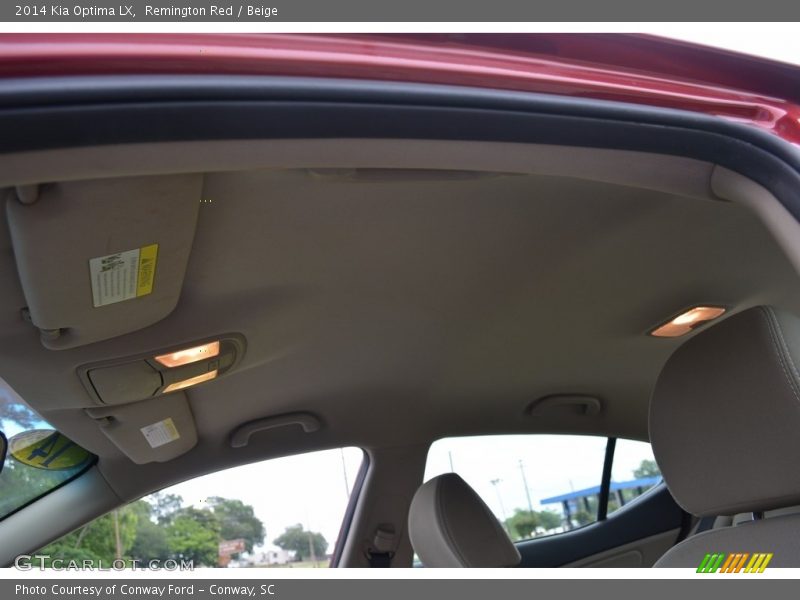 Remington Red / Beige 2014 Kia Optima LX