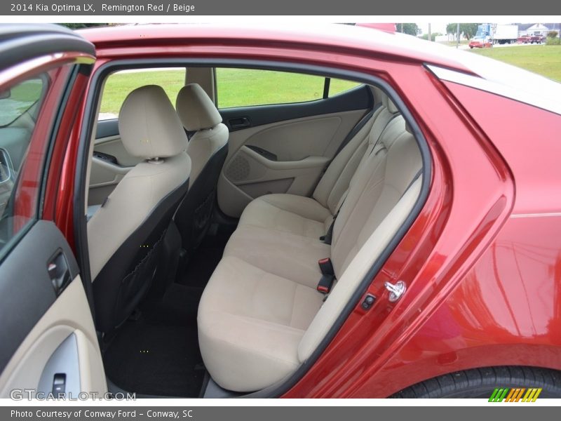 Remington Red / Beige 2014 Kia Optima LX
